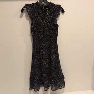 AQUA Girls Dress - Black/Multi - Size L 10/12